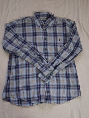 Burberry VintageMulticolor Plaid Button-Down Shirt